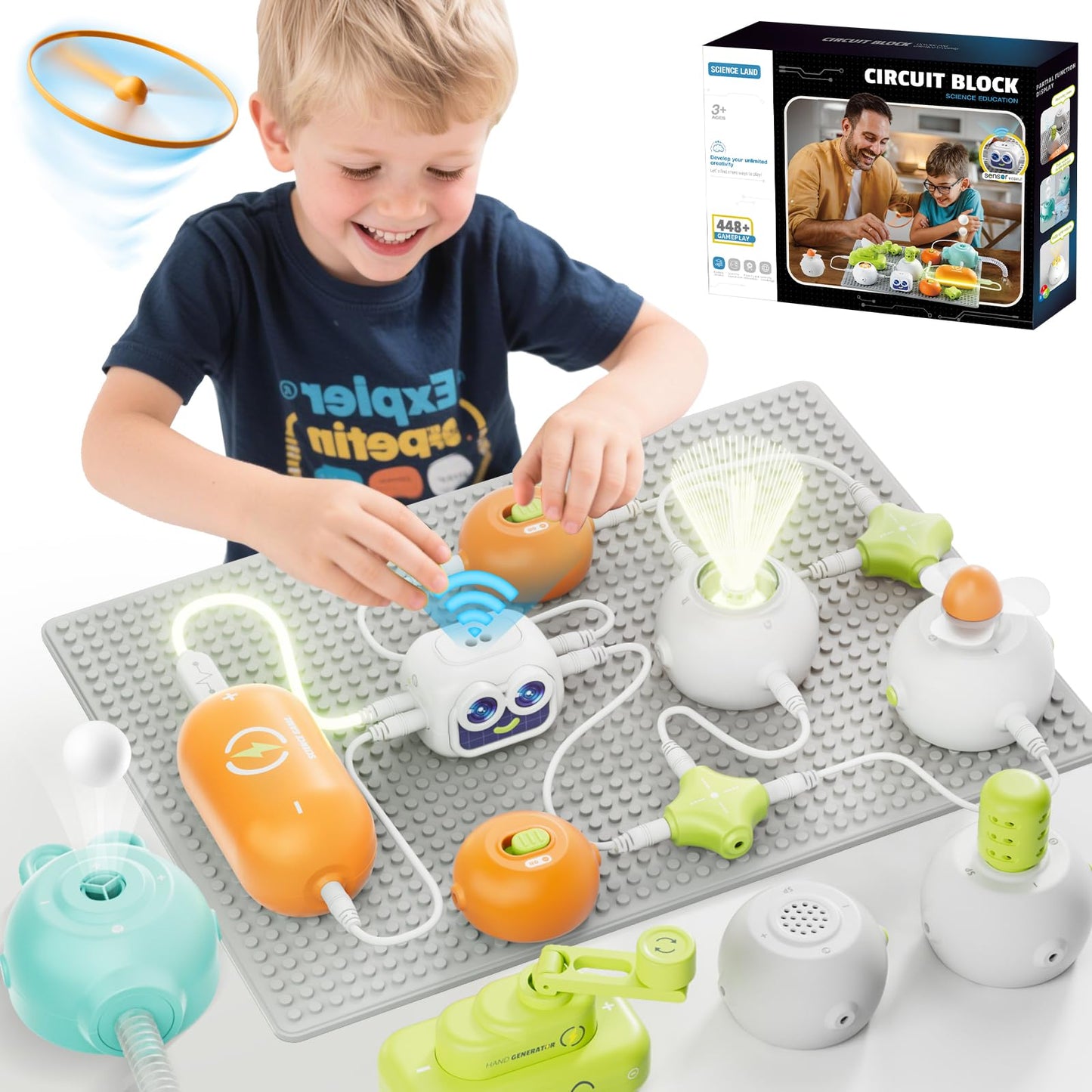 Anyeve Science Kits for Kids – 448+ Circuit Projects, Educational Electronics Toy