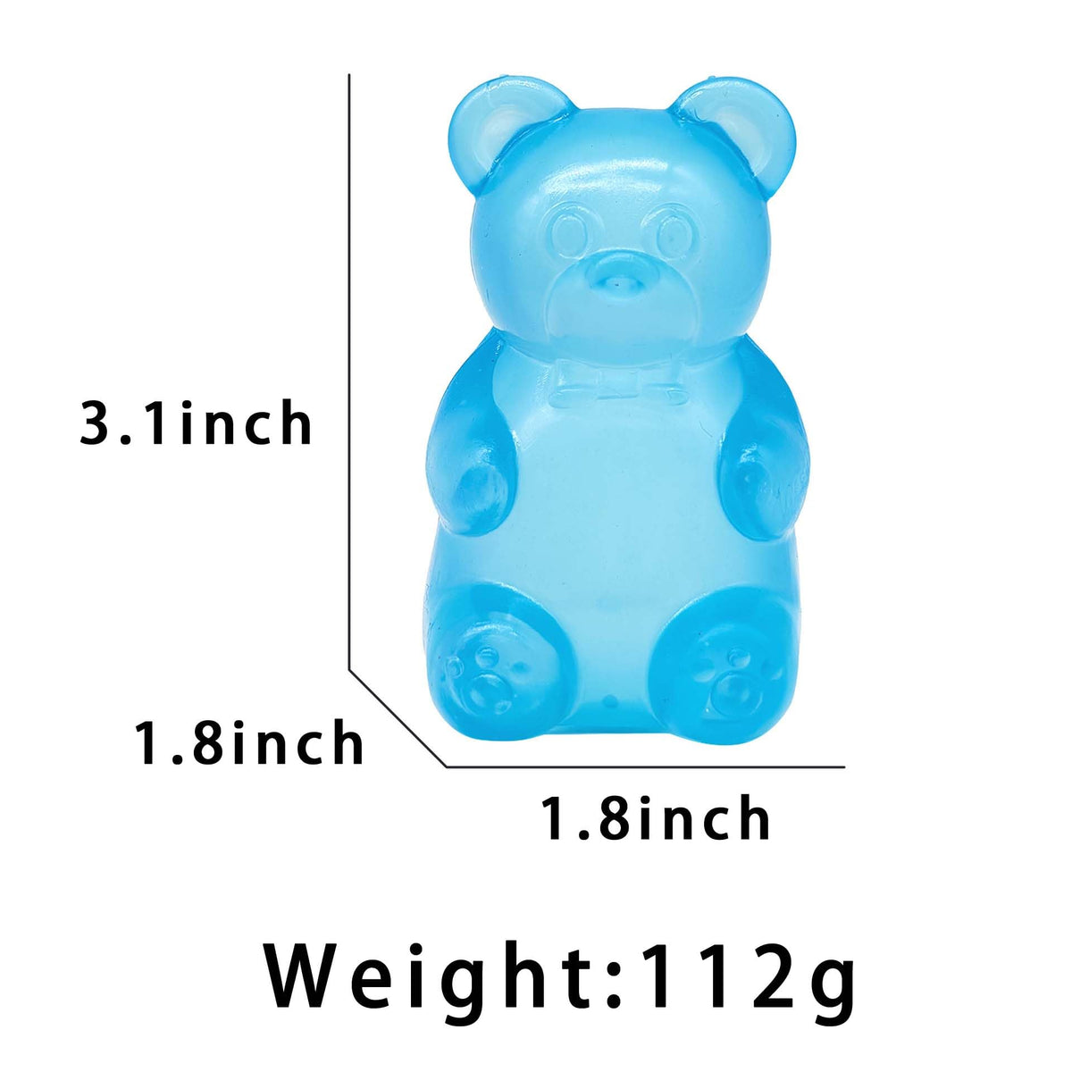 ANZHY Gummy Bear Toy: High-Density Fidget Squishy for Focus