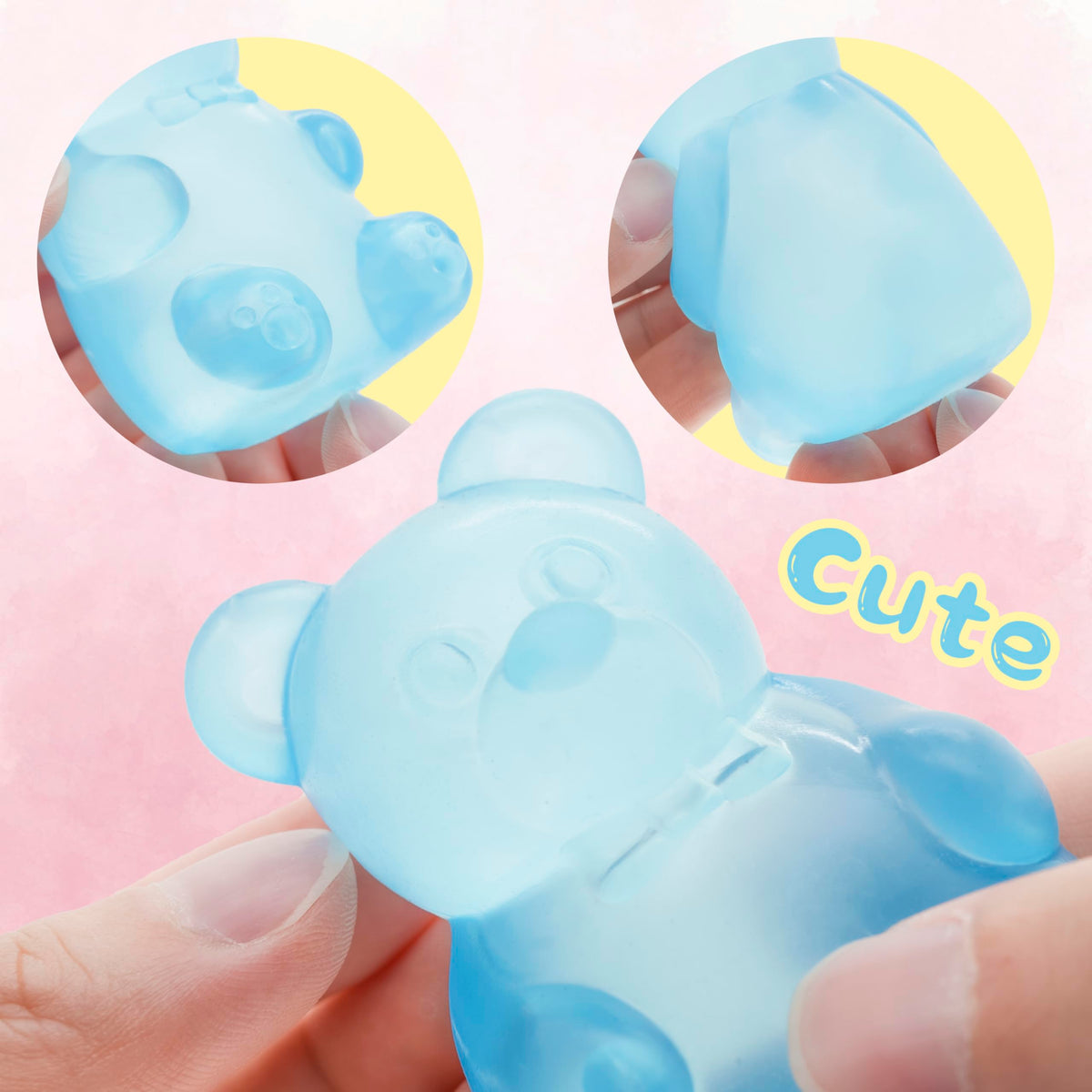 ANZHY Gummy Bear Toy: High-Density Fidget Squishy for Focus