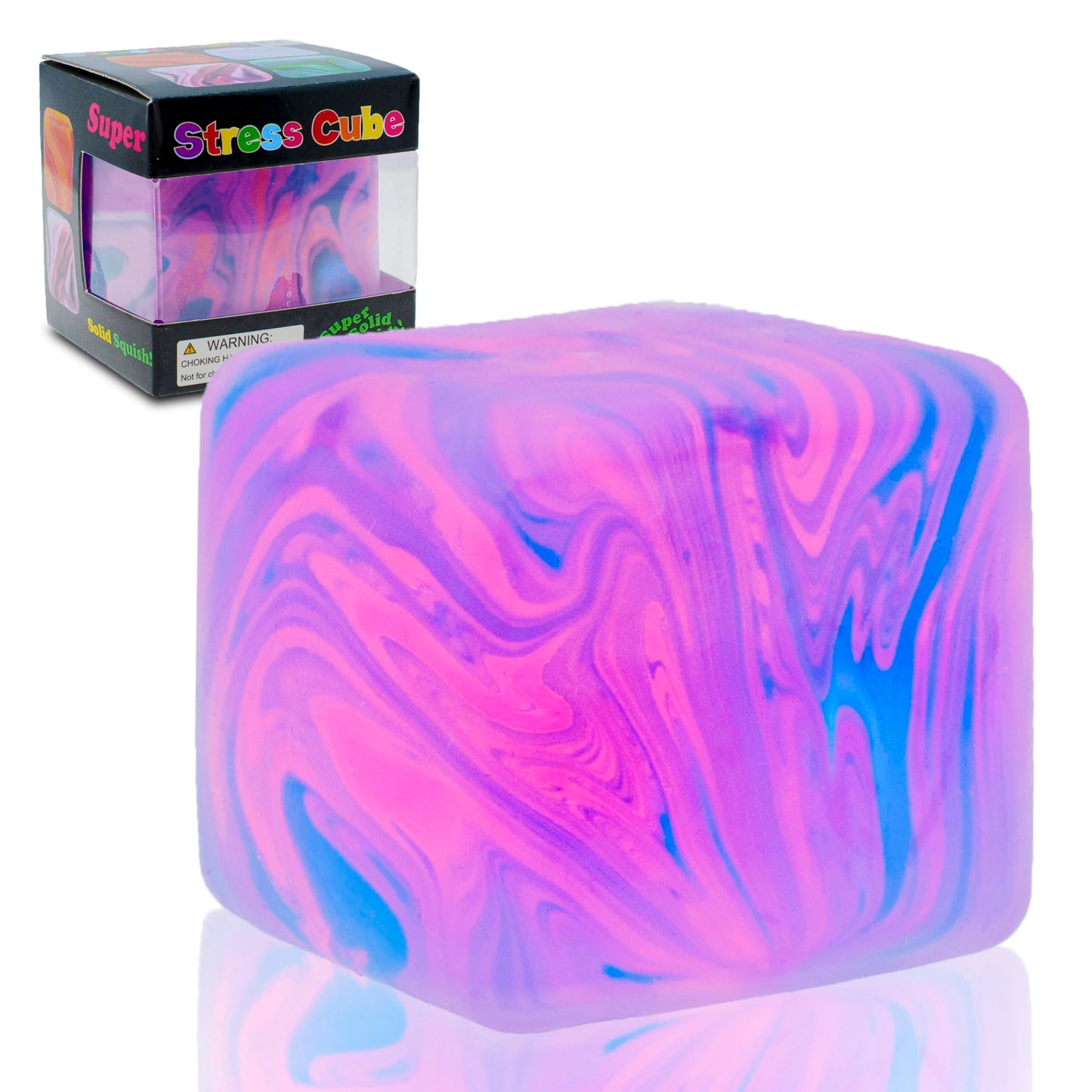 ANZHY Squishy Stress Cube – Gel-Filled Fidget Toy for Kids & Adults