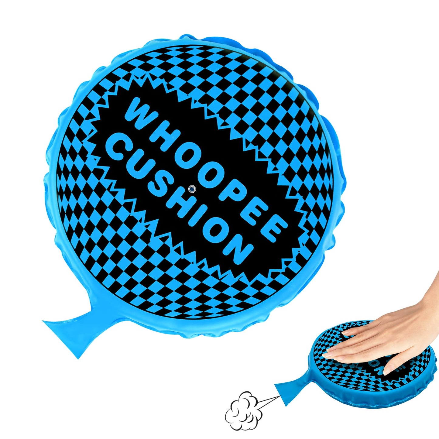 ANZUSY Whoopie Cushion 9-Inch – Self-Inflating Prank Fart Bag