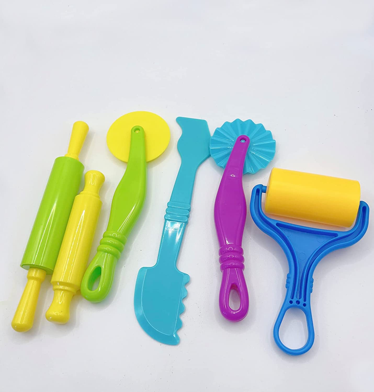 AOIRFUQ Clay and Dough Tools Six-Piece Set – Ages 3+ | Kids Craft Kit