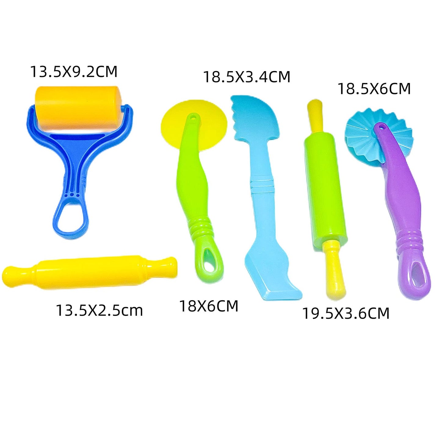 AOIRFUQ Clay and Dough Tools Six-Piece Set – Ages 3+ | Kids Craft Kit