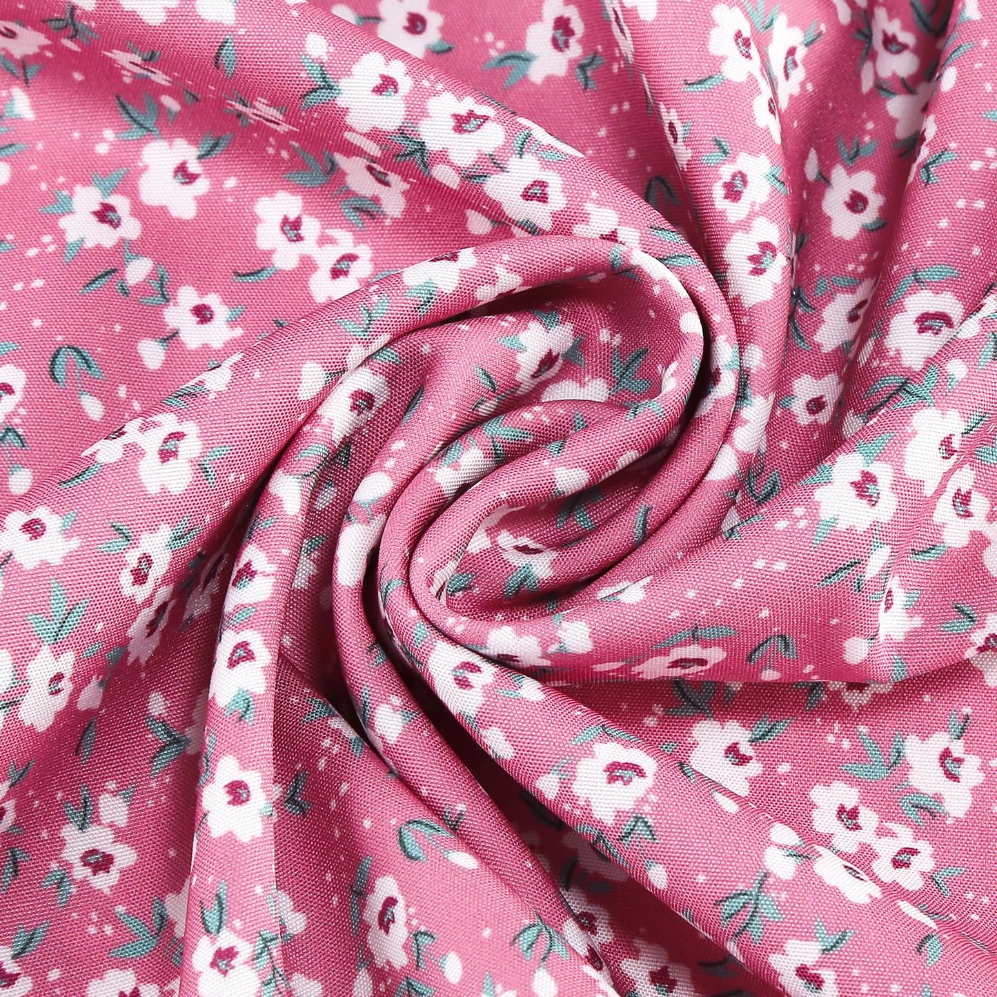 Aoiviss Girls Pioneer Costume Floral Colonial Prairie Dress – Pink with Apron & Bonnet