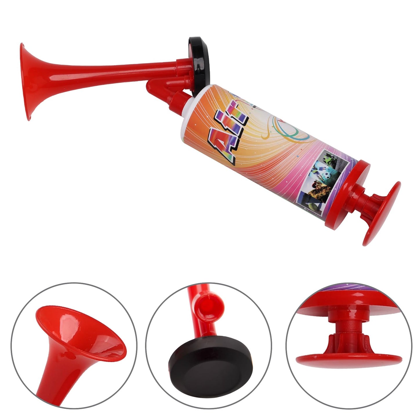 AOLIHAN Noise Makers Prank Kit – 2-Pack Mini Air Horns for Parties