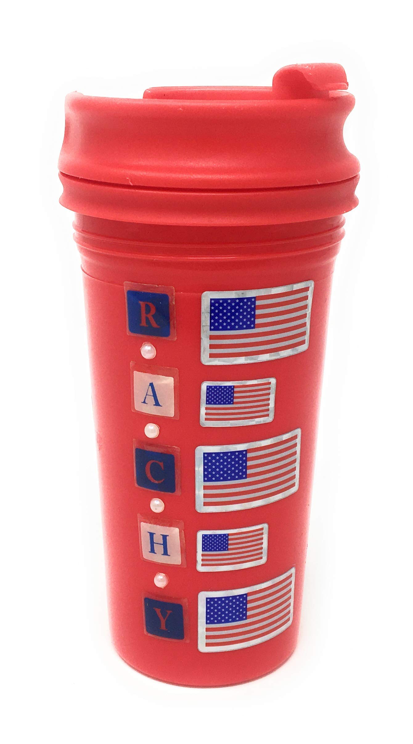 AoneFun US Flag Stickers – 90 Prismatic American Flag Decals on 3 Sheets