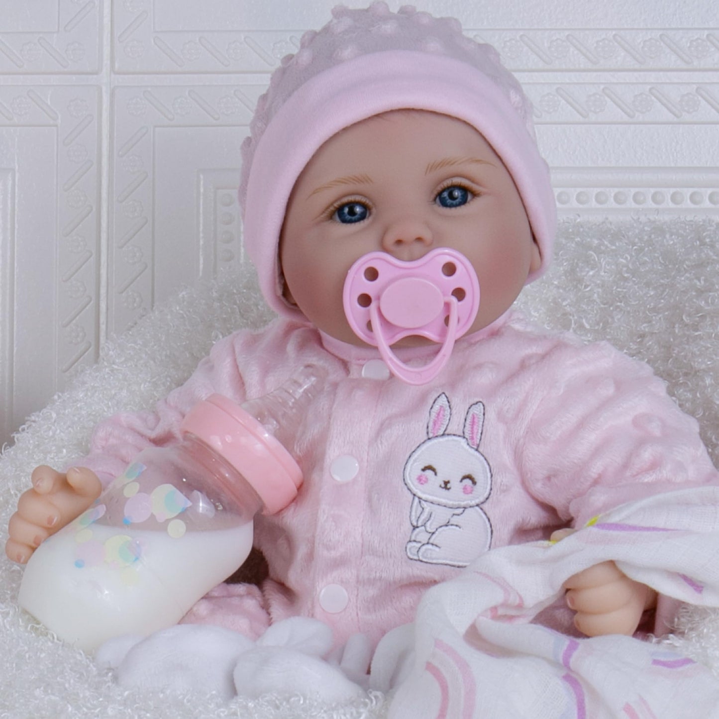 Aori 2.0 Lifelike Reborn Baby Doll - 18-Inch Realistic Newborn Girl, Weighted Body