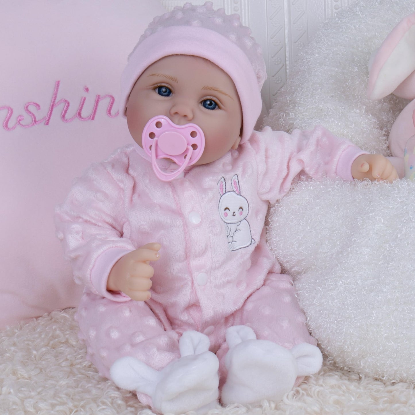 Aori 2.0 Lifelike Reborn Baby Doll - 18-Inch Realistic Newborn Girl, Weighted Body