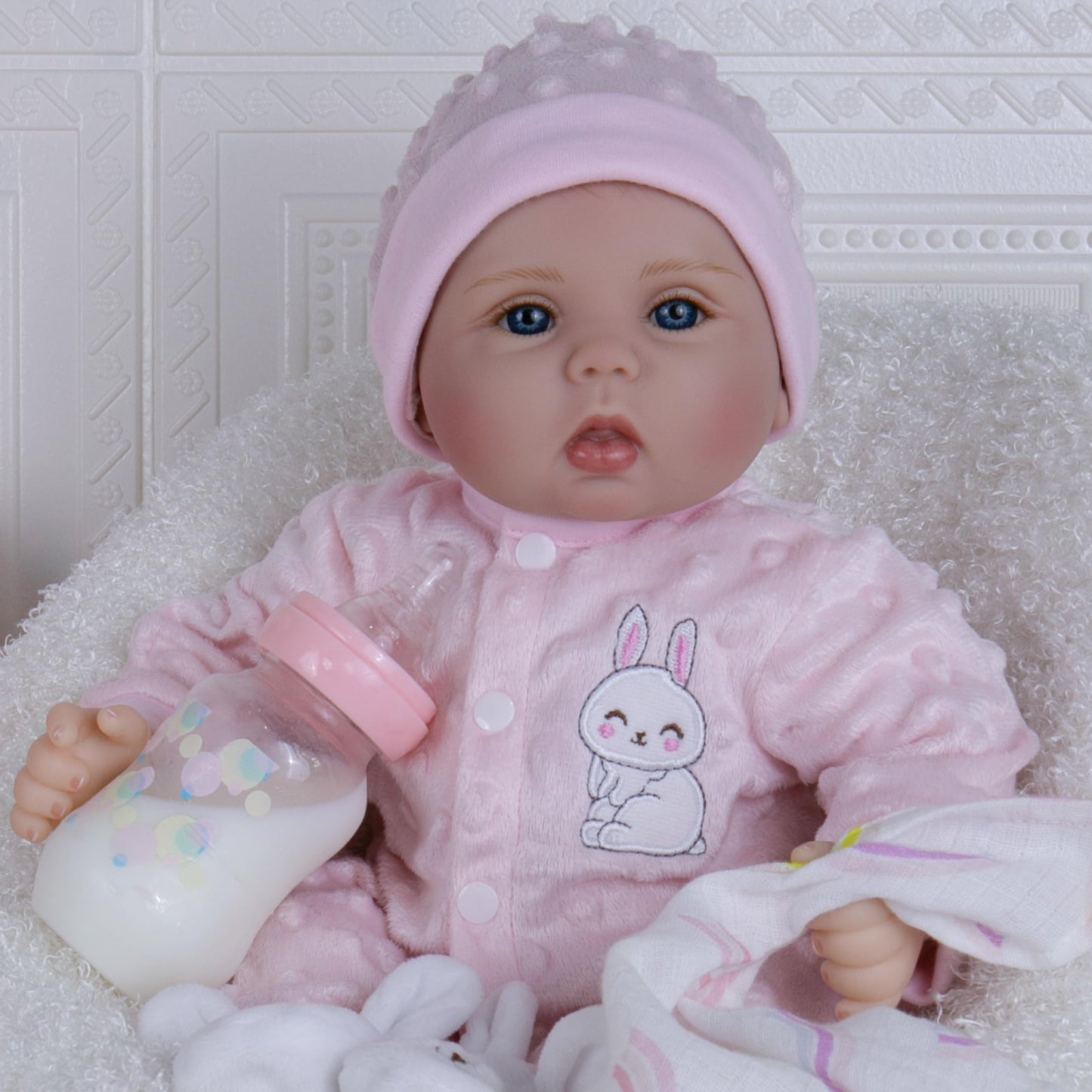 Aori 2.0 Lifelike Reborn Baby Doll - 18-Inch Realistic Newborn Girl, Weighted Body