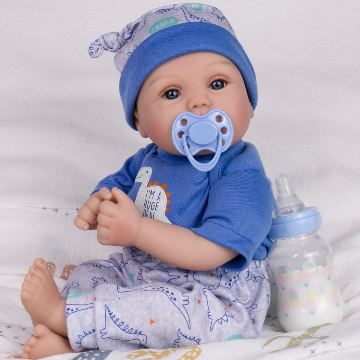Aori 2.0 Lifelike 18-Inch Reborn Baby Doll – Realistic Silicone Baby Girl, Gift-Ready