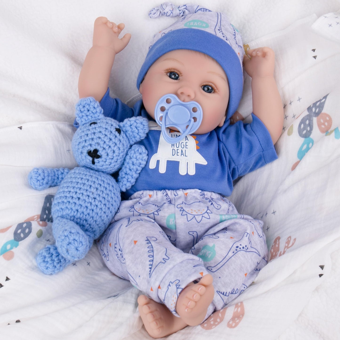 Aori 2.0 Lifelike 18-Inch Reborn Baby Doll – Realistic Silicone Baby Girl, Gift-Ready