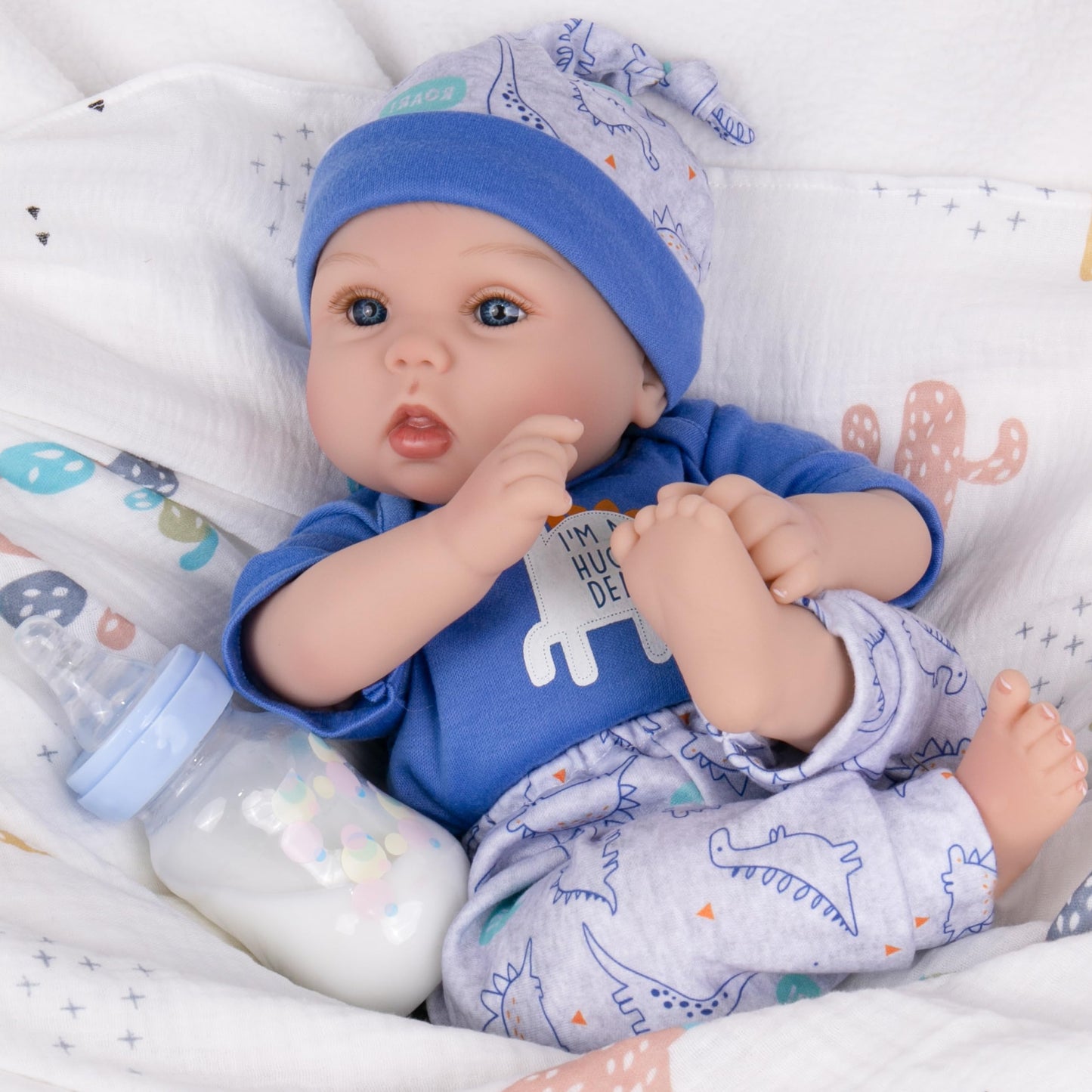 Aori 2.0 Lifelike 18-Inch Reborn Baby Doll – Realistic Silicone Baby Girl, Gift-Ready