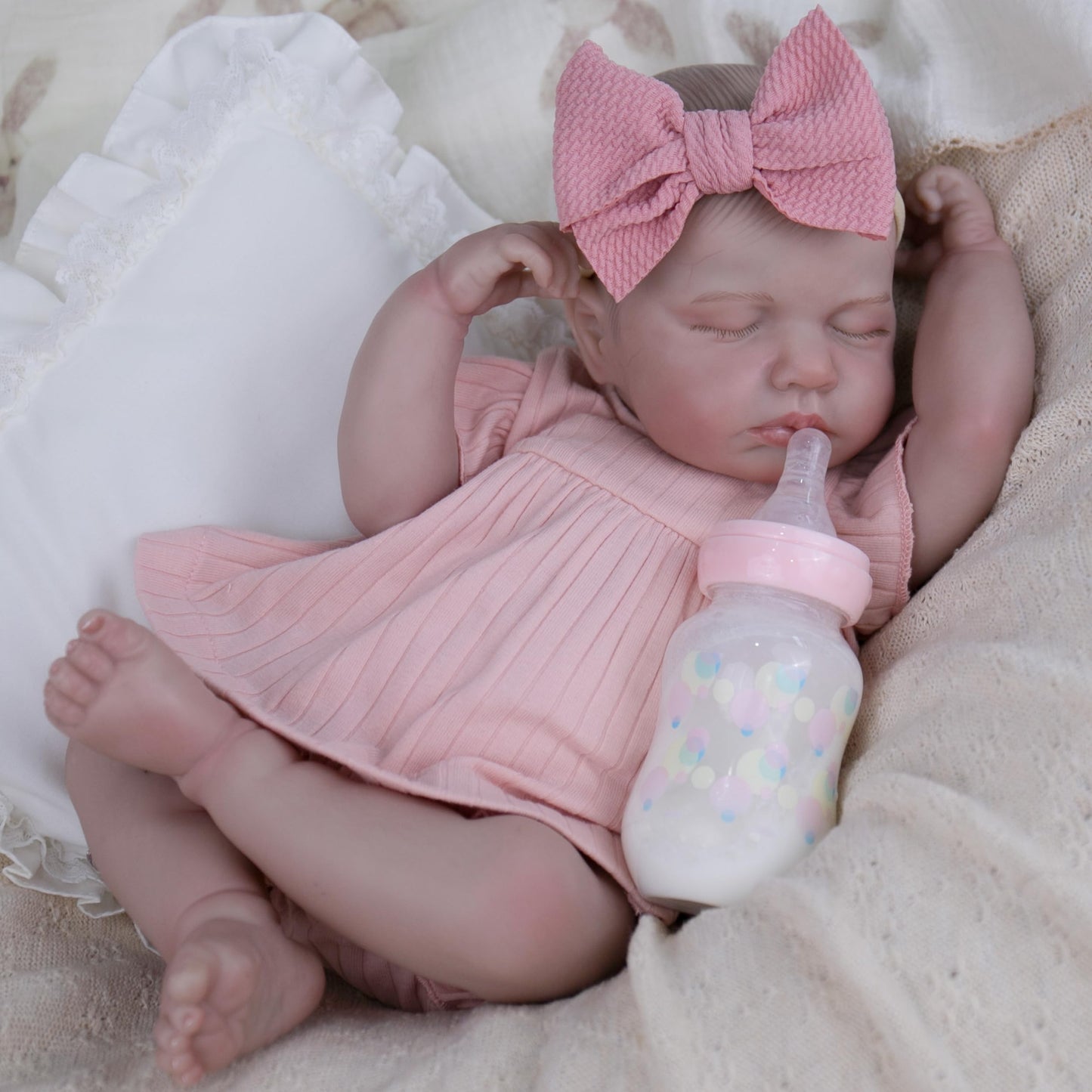 Aori 2.0 Lifelike Reborn Baby Doll – 20-Inch Sleeping Realistic Newborn Girl