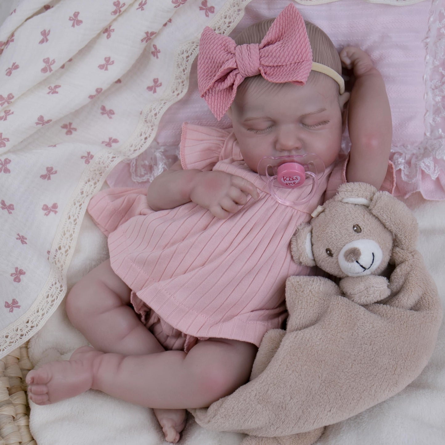 Aori 2.0 Lifelike Reborn Baby Doll – 20-Inch Sleeping Realistic Newborn Girl