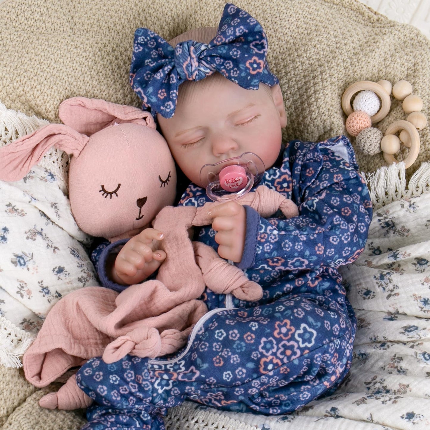Aori 20-Inch Weighted Reborn Baby Doll – Hyper Realistic Lifelike Newborn Girl with Outfit