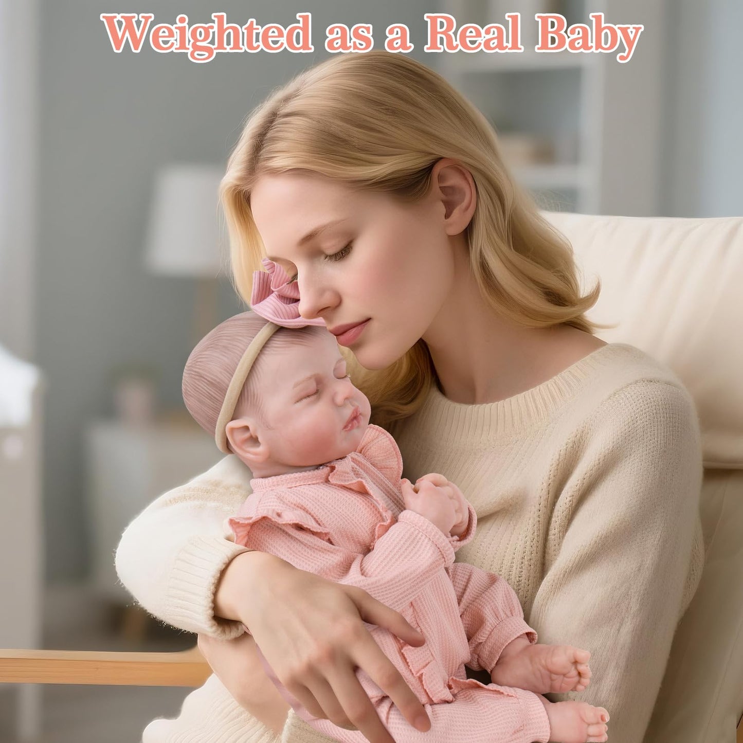 Aori Lifelike Reborn Baby Doll – 20-Inch Realistic Newborn Girl
