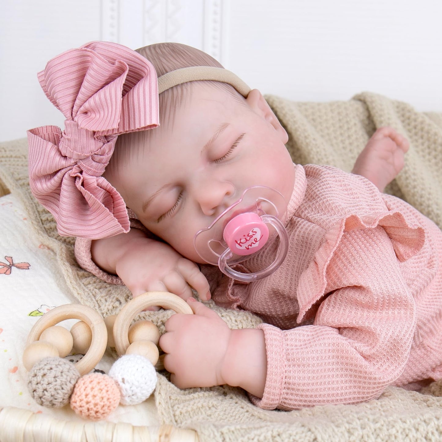 Aori Lifelike Reborn Baby Doll – 20-Inch Realistic Newborn Girl