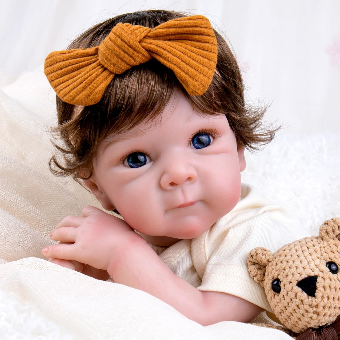 Aori Lifelike Reborn Baby Doll – 20-Inch Realistic Newborn Girl with Gift Box Set