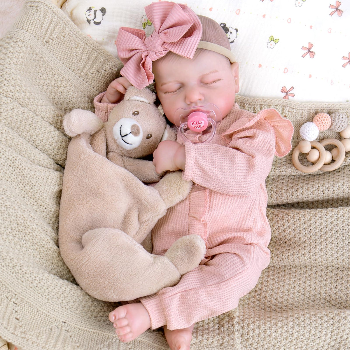 Aori Lifelike Reborn Baby Doll – 20-Inch Realistic Newborn Girl