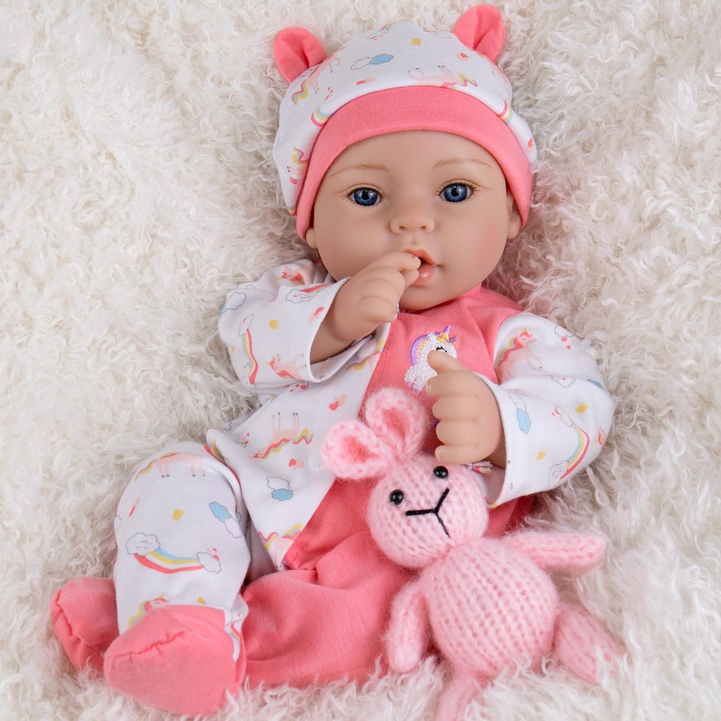 Aori Reborn Baby Dolls Lifelike 18-inch Realistic Newborn Girl – Handcrafted & Poseable
