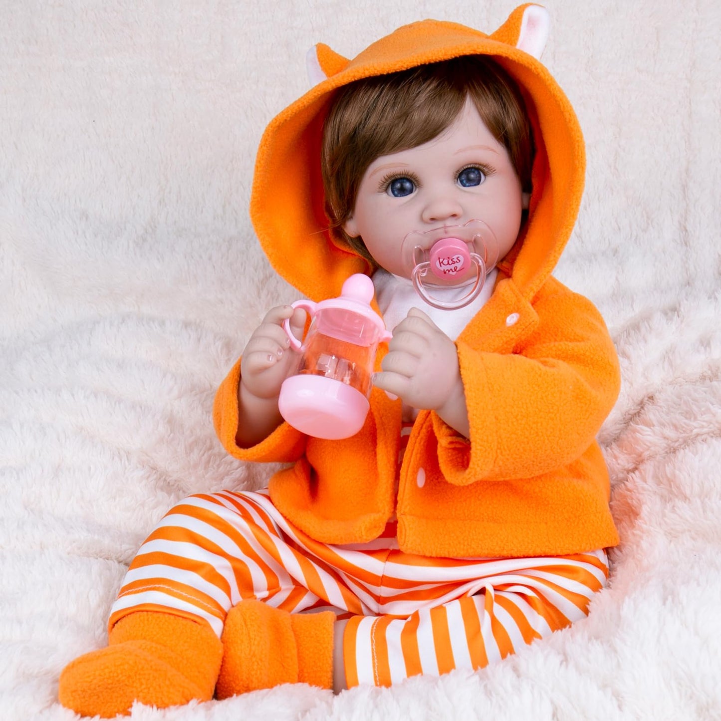 Aori 22-Inch Lifelike Reborn Baby Doll with Fox Outfit | Gift Set