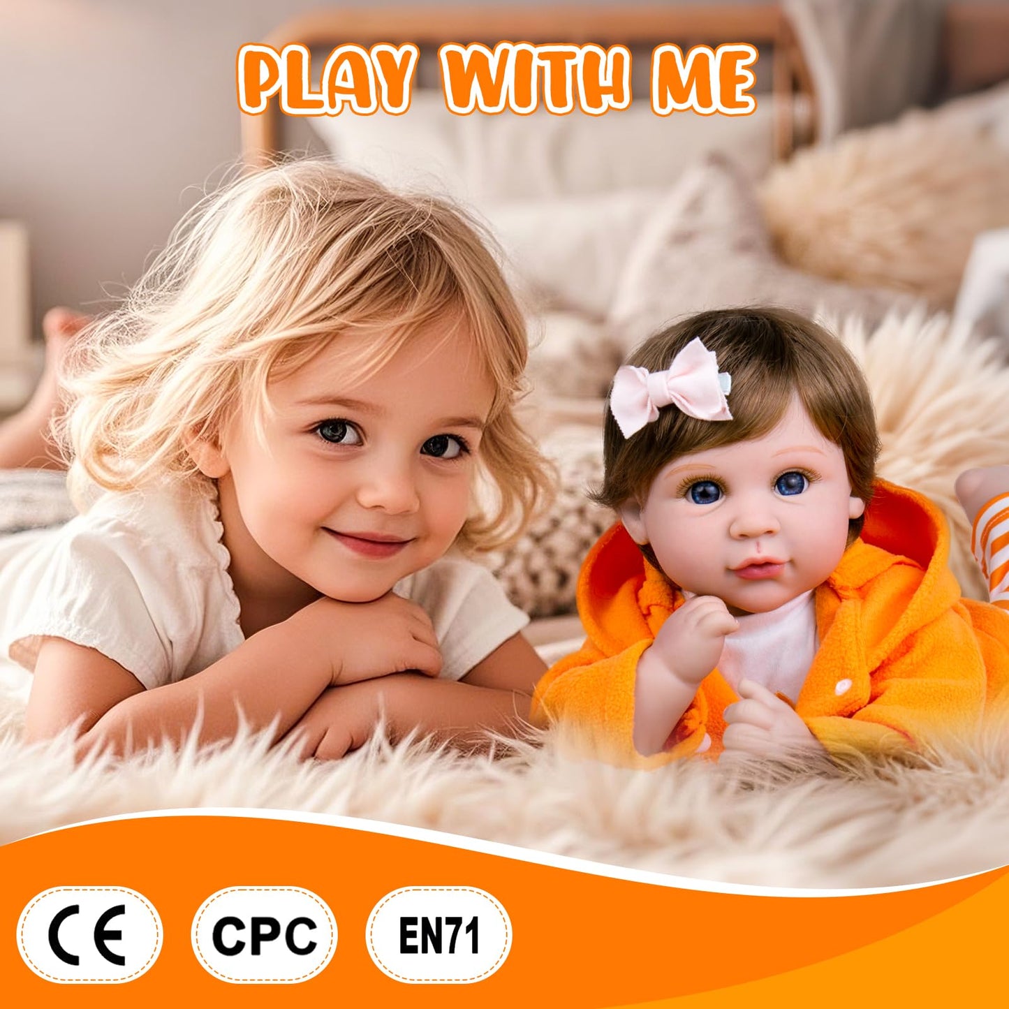 Aori 22-Inch Lifelike Reborn Baby Doll with Fox Outfit | Gift Set