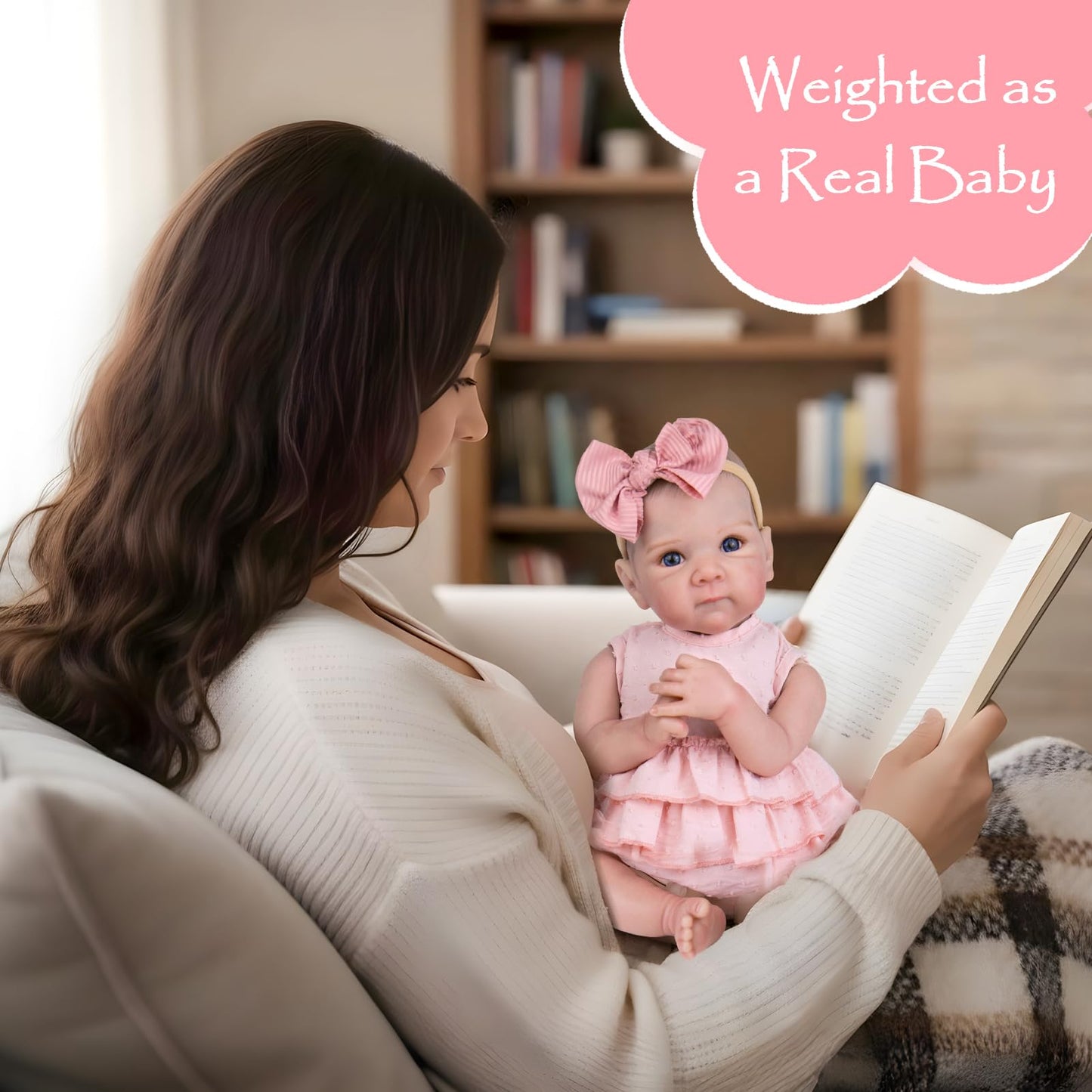 Aori Realistic Reborn Baby Dolls – 20-Inch Lifelike Newborn Girl with Poseable Limbs & Feeding Kit