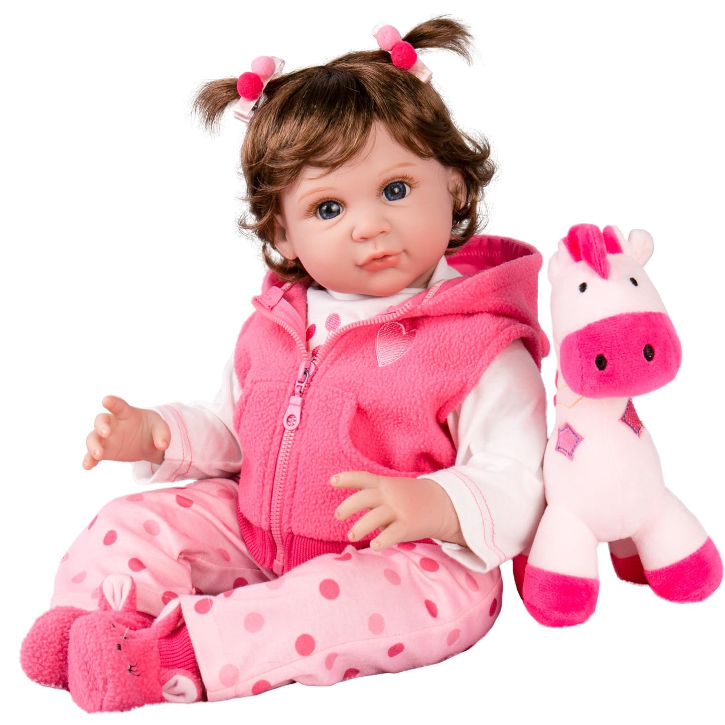 Aori Reborn Baby Doll 22-Inch - Realistic Lifelike Newborn with Accessories | Weighted Soft Vinyl Gift Set for Kids 3+