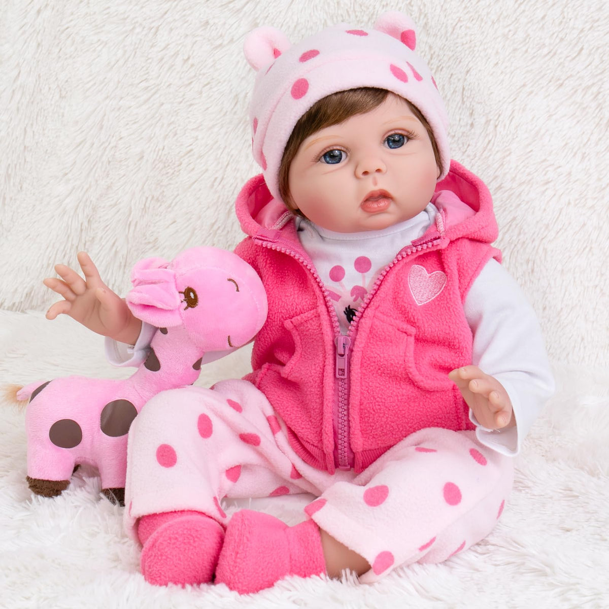 Aori Reborn Baby Doll Clothes – 20-24 inch Lifesize Outfit Set