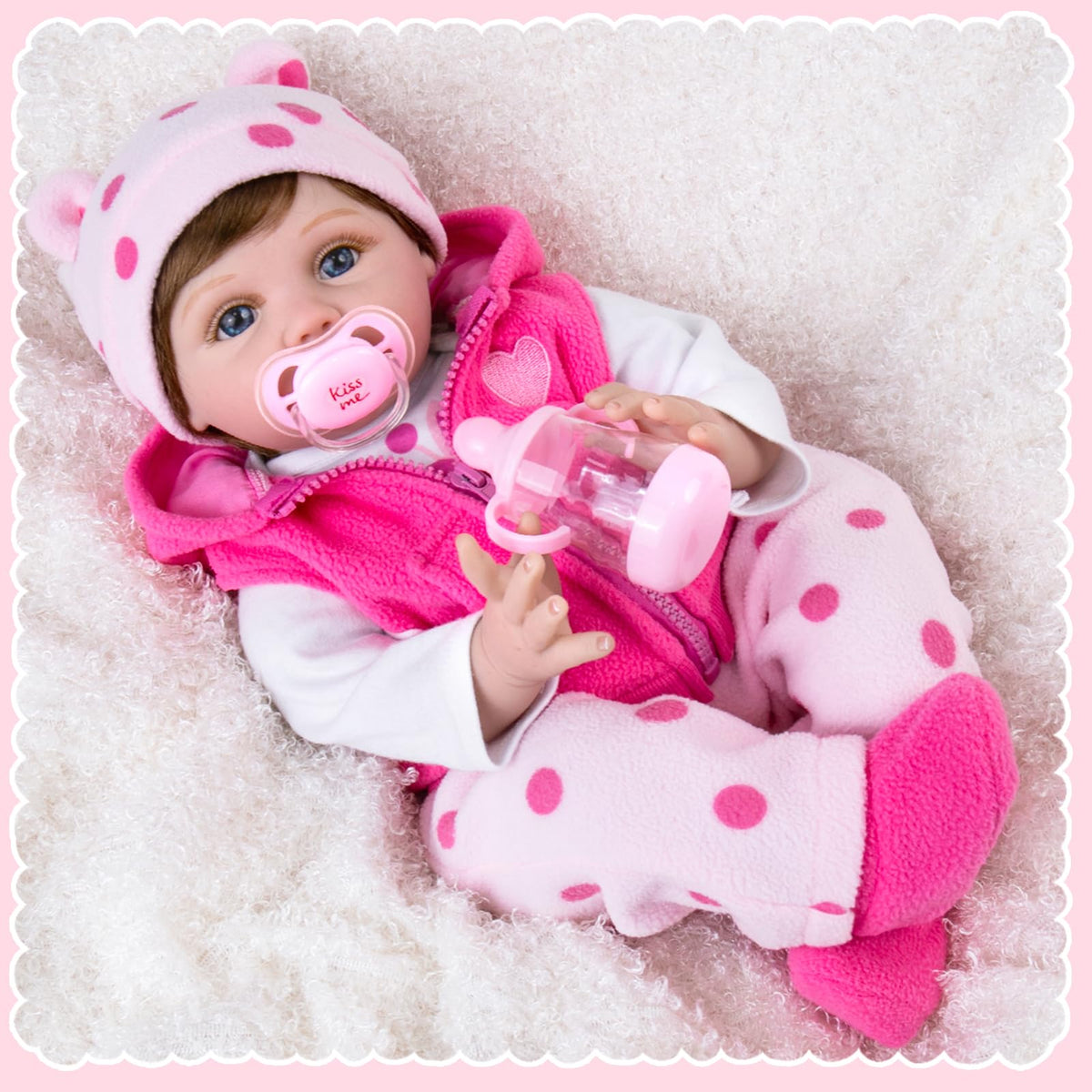 Aori Reborn Baby Doll Clothes – 20-24 inch Lifesize Outfit Set