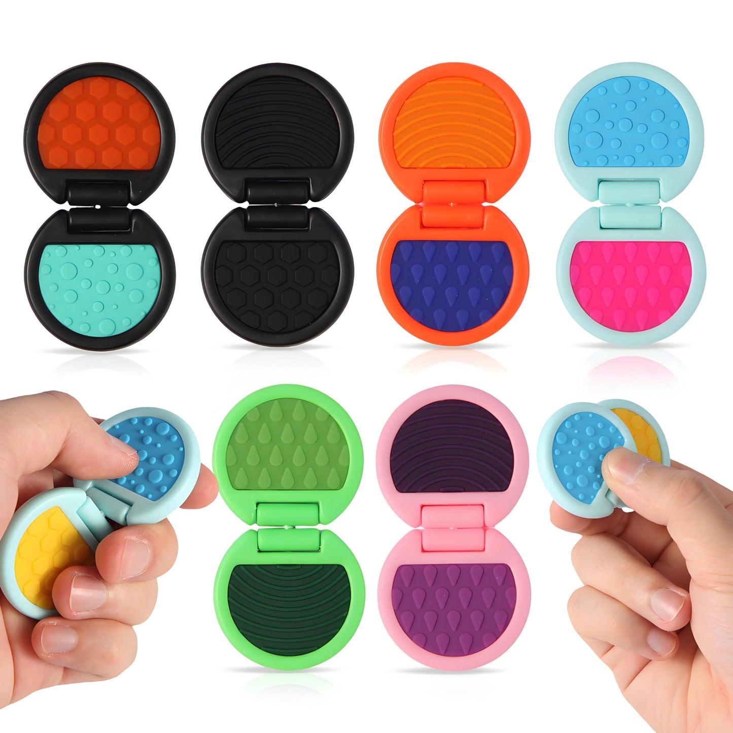 AOSTEONG Fidget Toys – 6-Piece Sensory Slider Set for Adults & Kids | Focus, Calm, and Fun