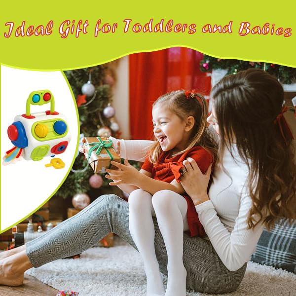 AotBlcer Busy Cube for Toddlers | Montessori Toys for 1 Year Olds & 6-18 Months