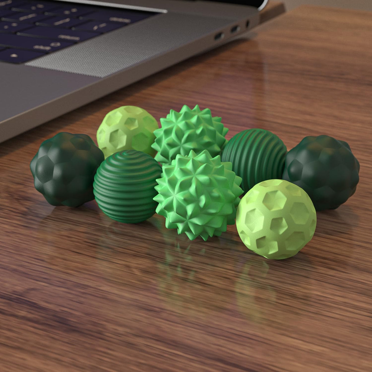 AotBlcer Magnetic Sensory Balls – 8-Piece Fidget Toys for Focus, Stress Relief, and Desk Fun