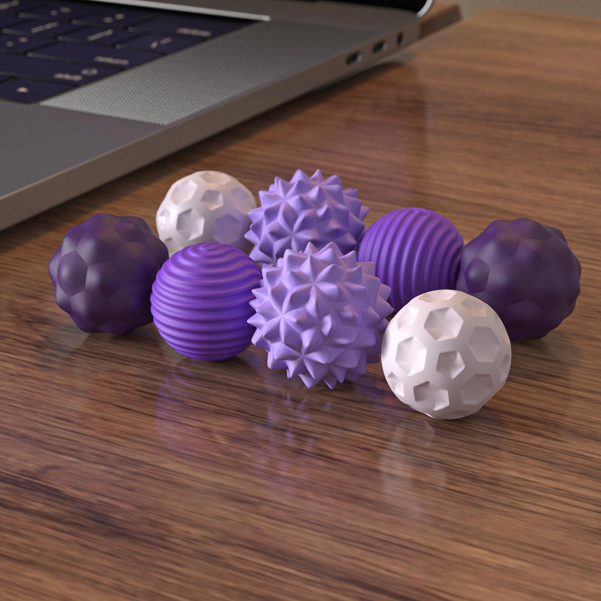 AotBlcer Fidget Magnetic Balls – 8-Pcs Silicone Sensory Toys for Focus & Stress Relief