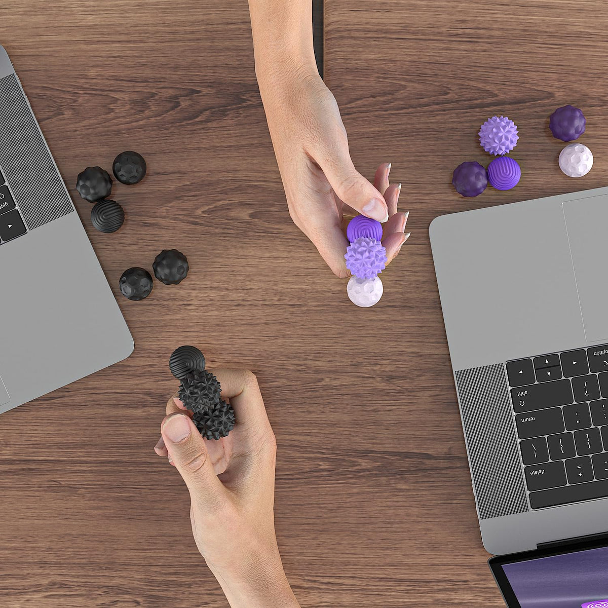 AotBlcer Fidget Magnetic Balls – 8-Pcs Silicone Sensory Toys for Focus & Stress Relief