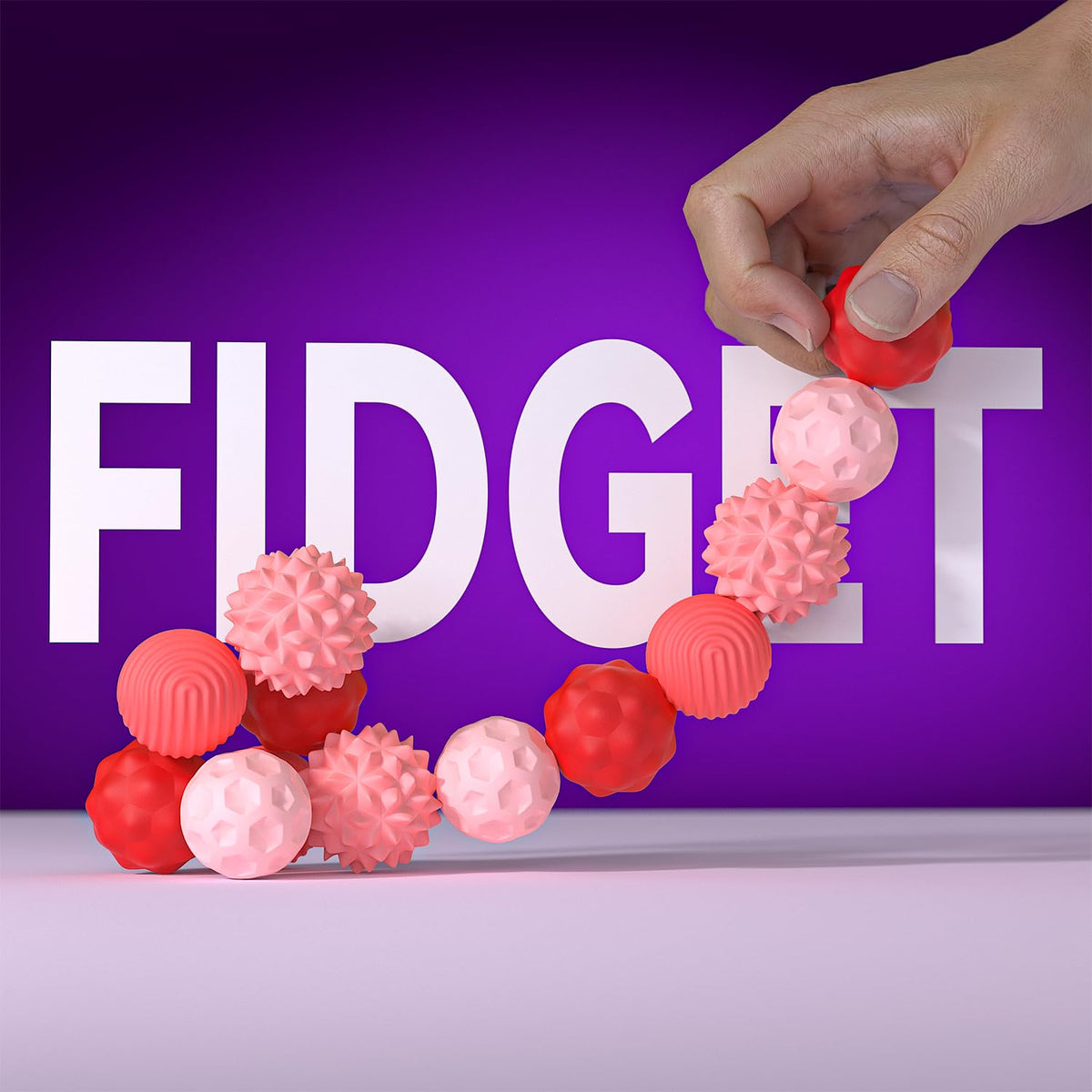 AotBlcer Magnetic Sensory Balls – 8-Piece Fidget Toys for Focus, Stress Relief, and Desk Fun