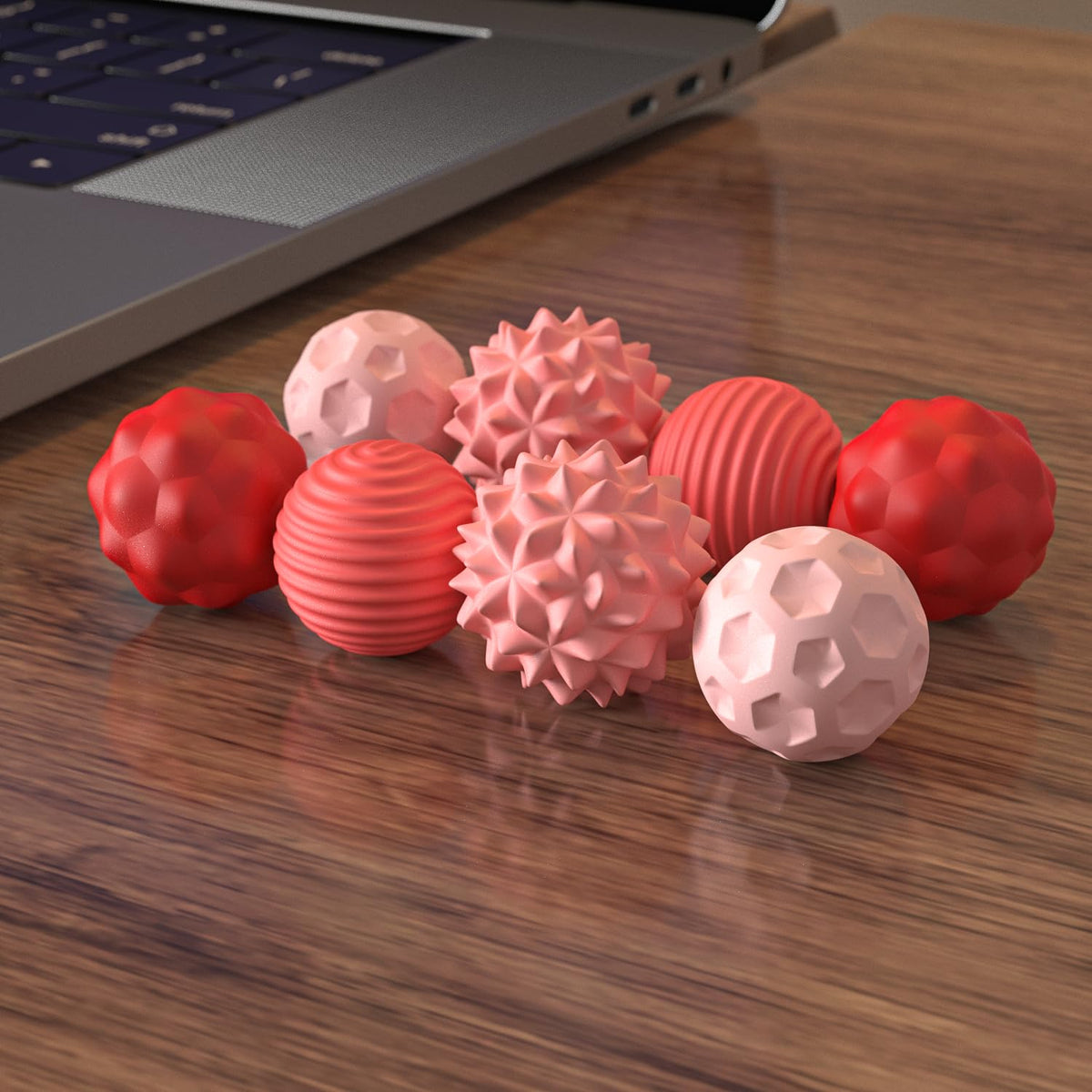 AotBlcer Fidget Magnetic Balls – 8-Pcs Silicone Sensory Toys for Focus & Stress Relief