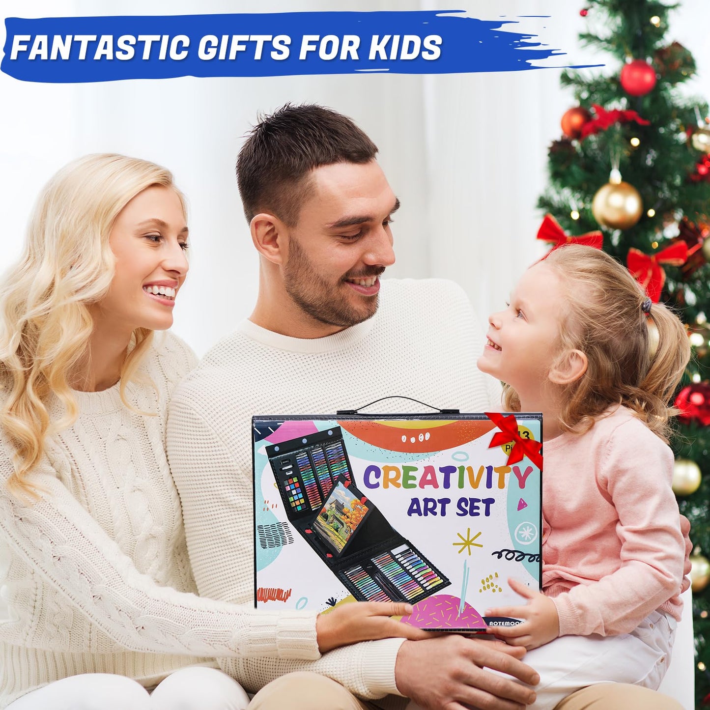 AOTEMOON All-in-One Art Kit – Complete Starter Set for Kids & Teens