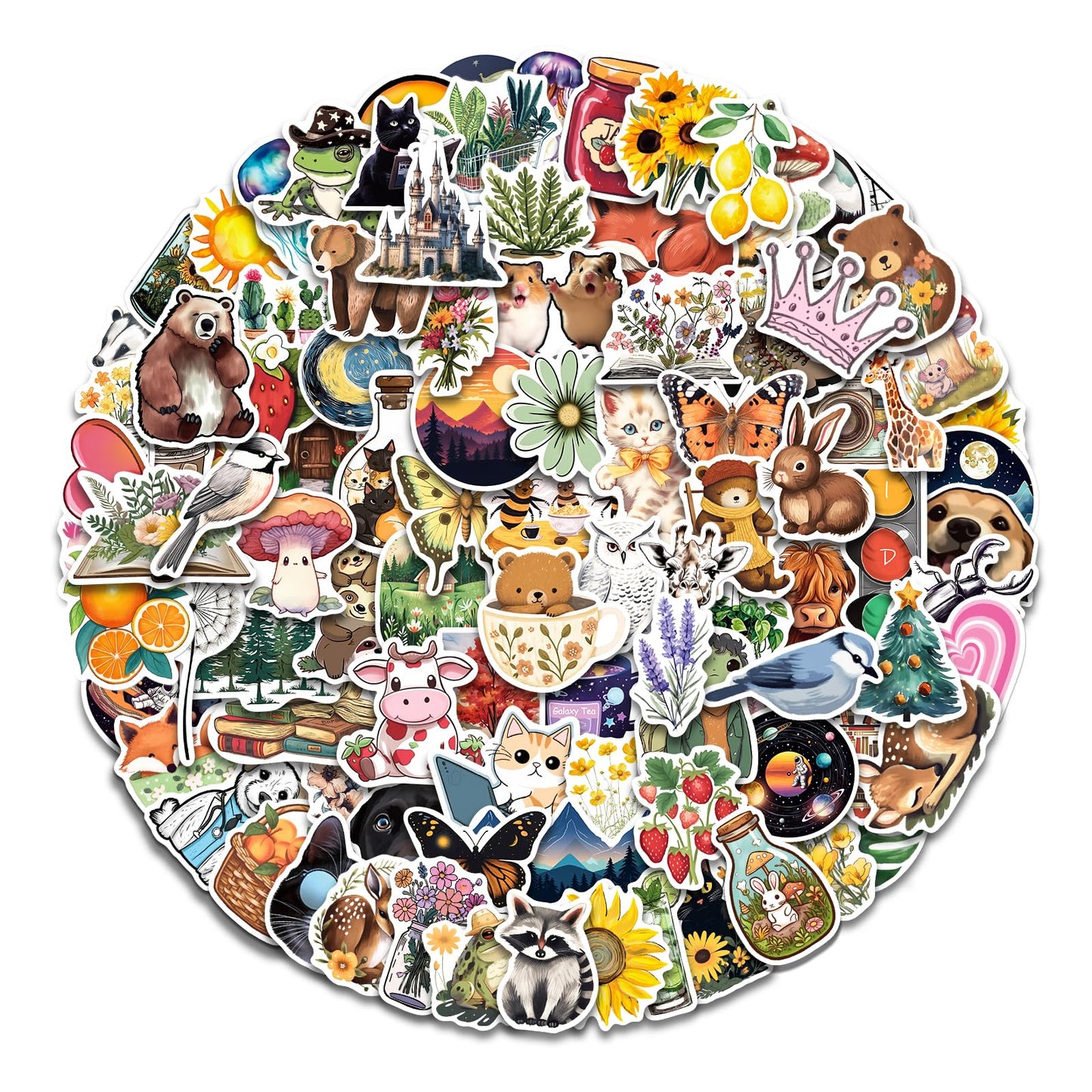 AOWDIAO 150 Pcs Aesthetic Stickers Pack | Waterproof, Durable Designs for Teens, Kids & Adults