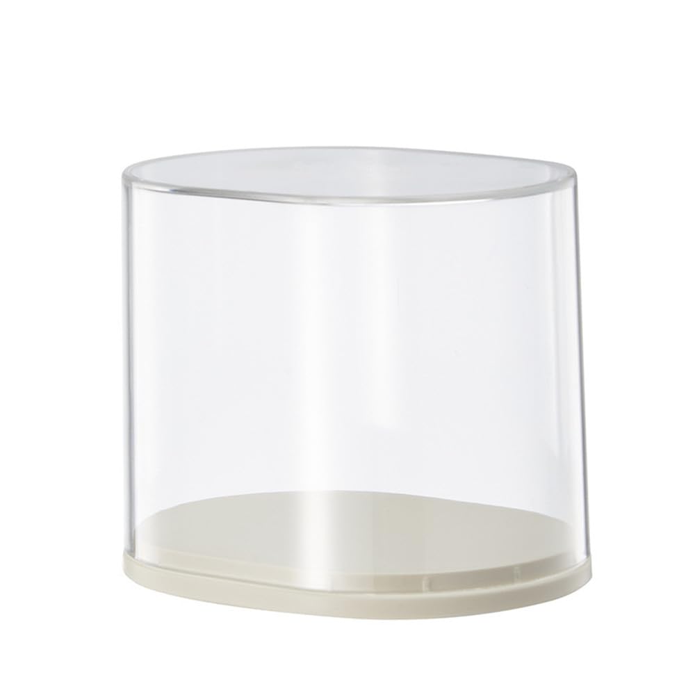 AOWIS Transparent Doll Display Box – 360° View, Stackable Dust-Proof Display Stand for Collectibles