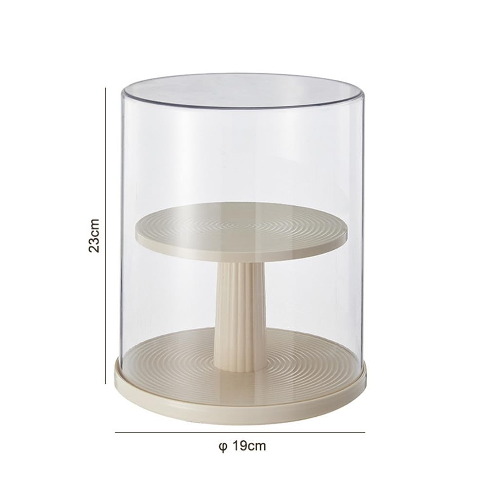 AOWIS Transparent Display Box – 360° View, Stackable Dust-Proof Display for Collectibles