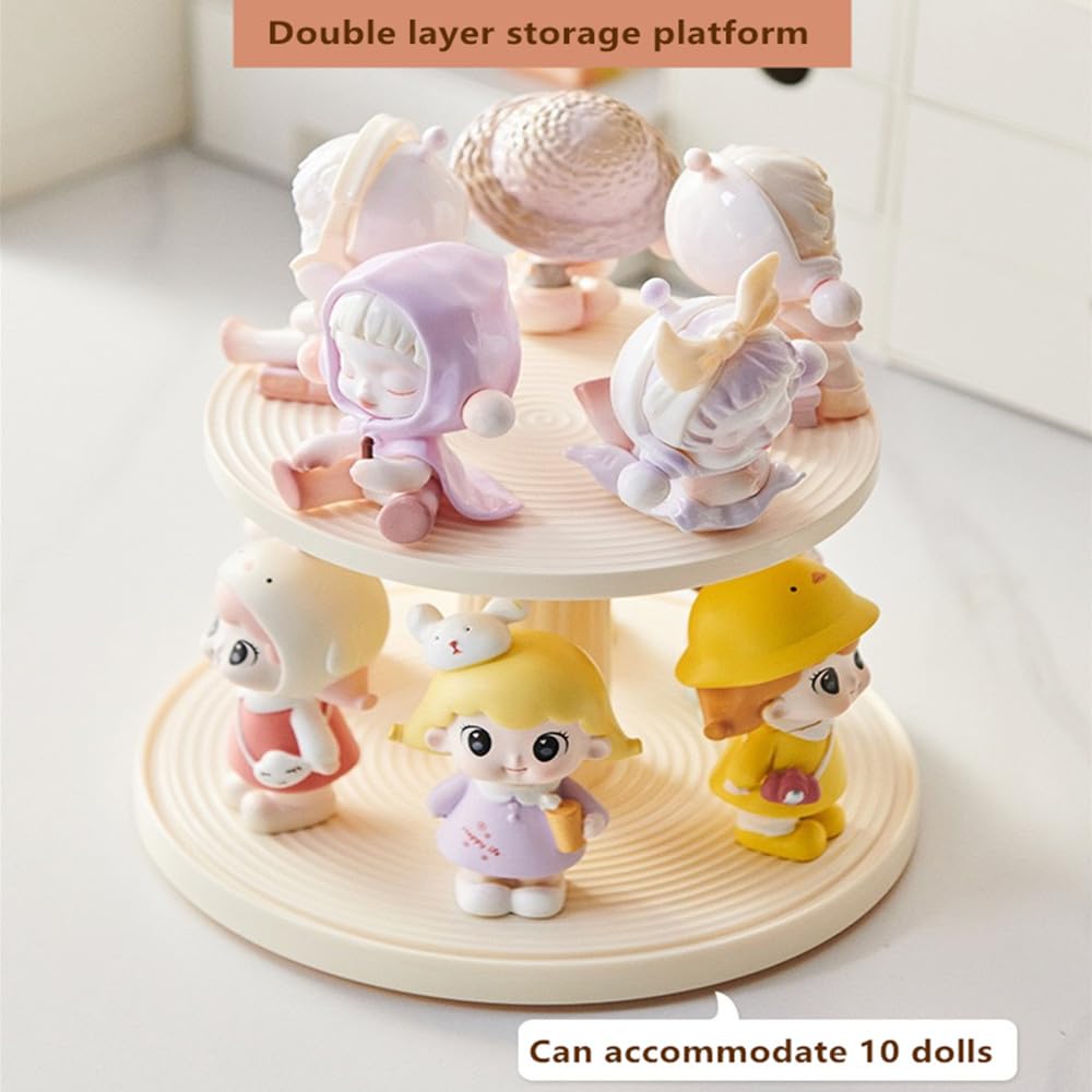 AOWIS Transparent Display Box – 360° View, Stackable Dust-Proof Display for Collectibles
