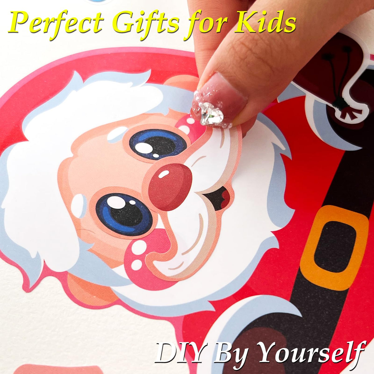 Aowplc Christmas Stickers – 64 Sheets for Kids’ Crafts, Party Favors & Holiday Decor