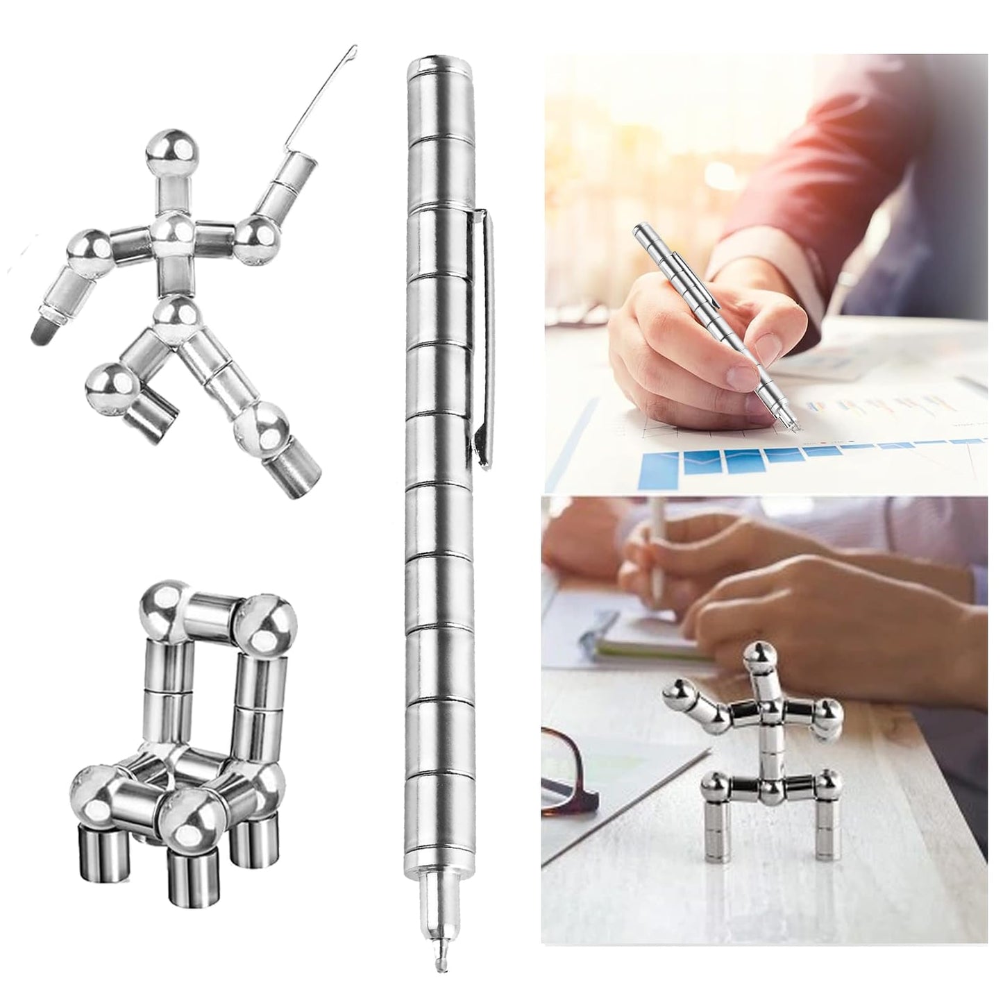 AOYALABOR Magnetic Fidget Pen – Valentines Day Gift for Kids & Teens