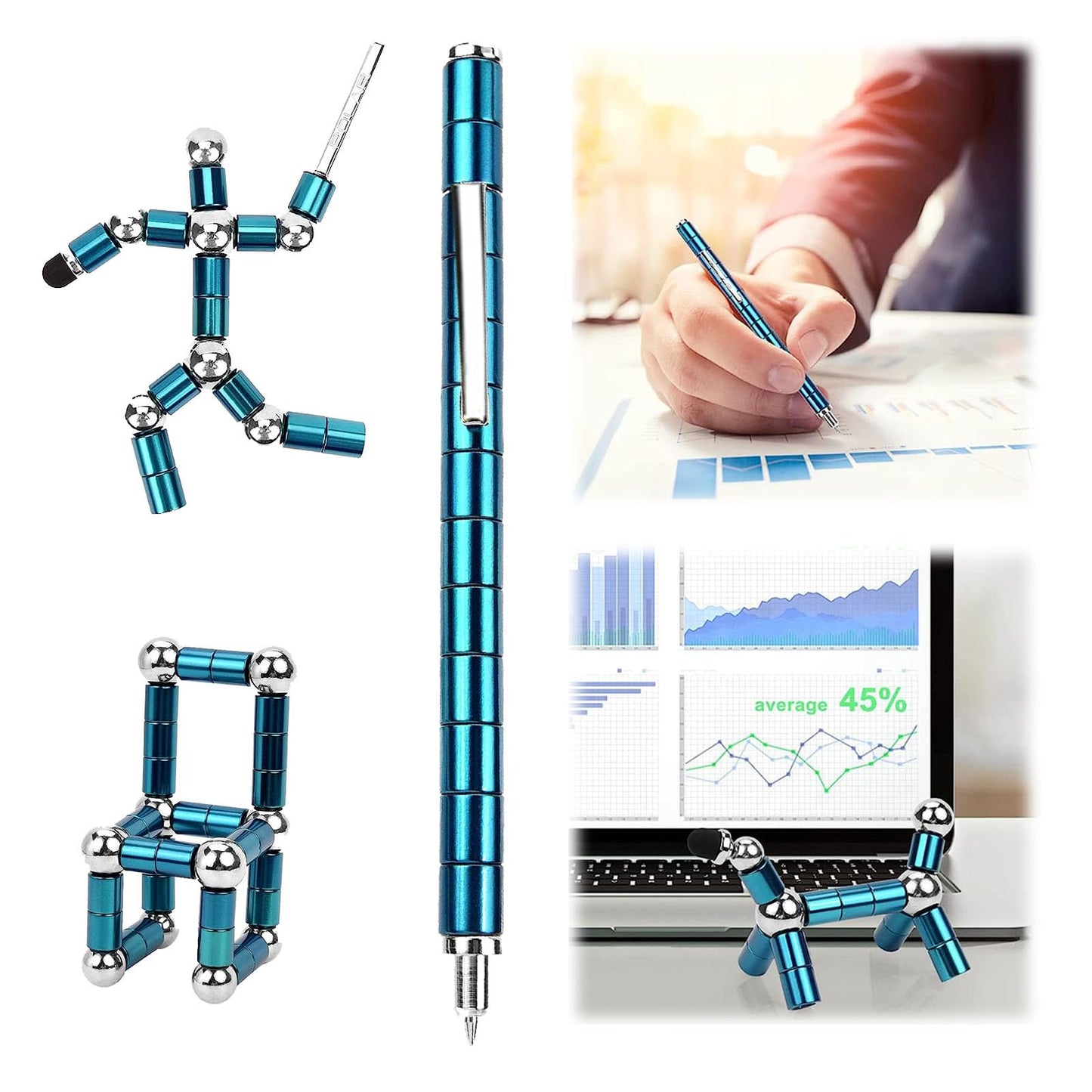 AOYALABOR Magnetic Fidget Pen Gift Set for Kids & Teens | Valentine’s Day Toy & Classroom Fidget