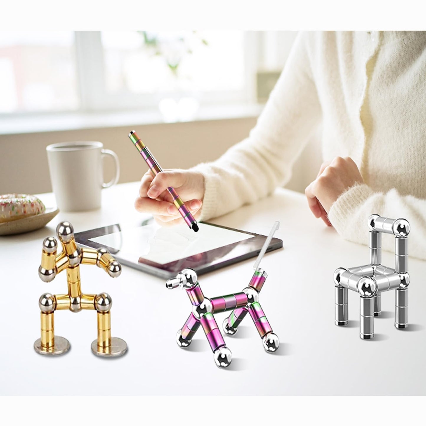 AOYALABOR Magnetic Fidget Pen Gift Set for Kids & Teens | Valentine’s Day Toy & Classroom Fidget
