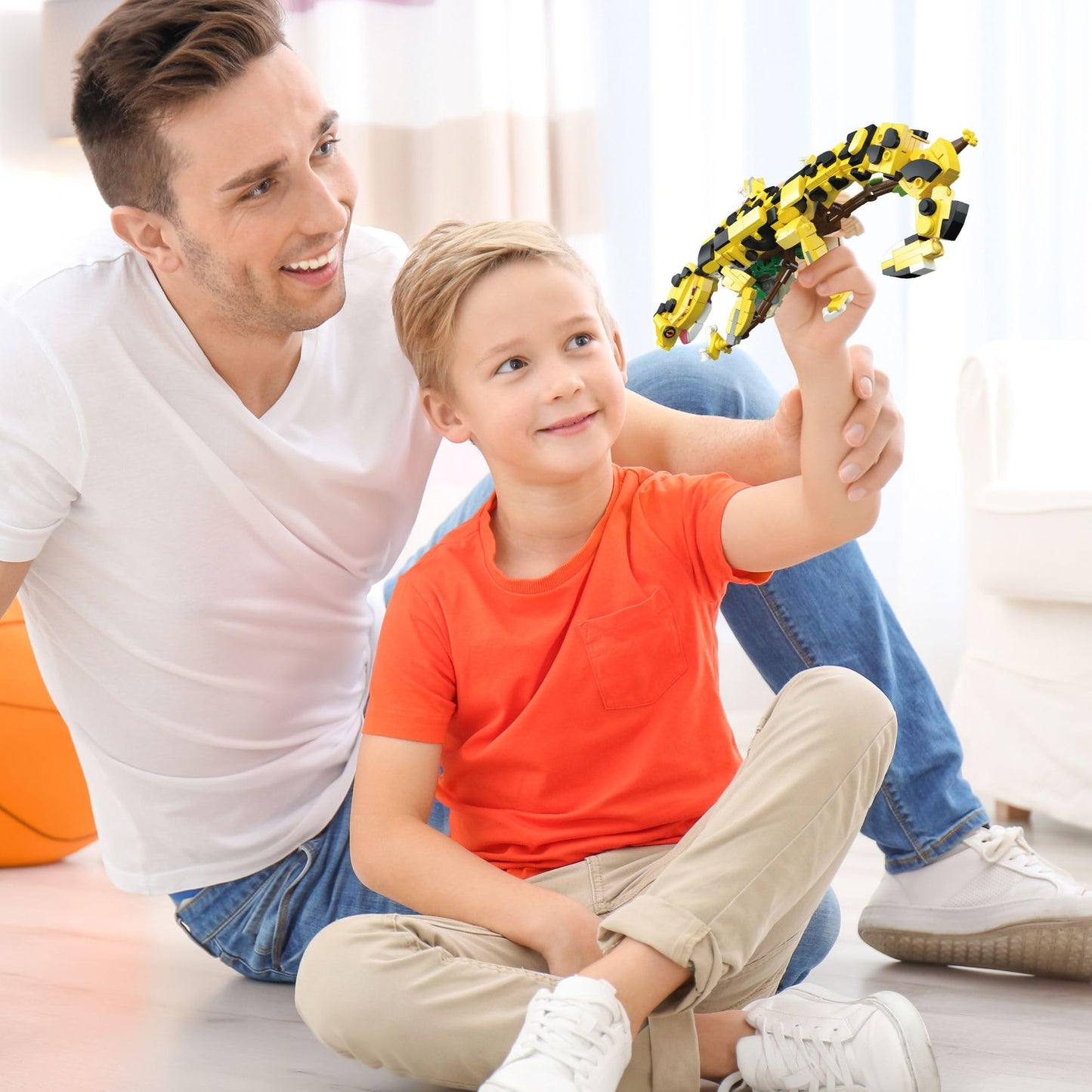 Apcute 370 PCS Leopard Gecko Building Set — Reptile Model, Home Decor & Gift for Teens 6+