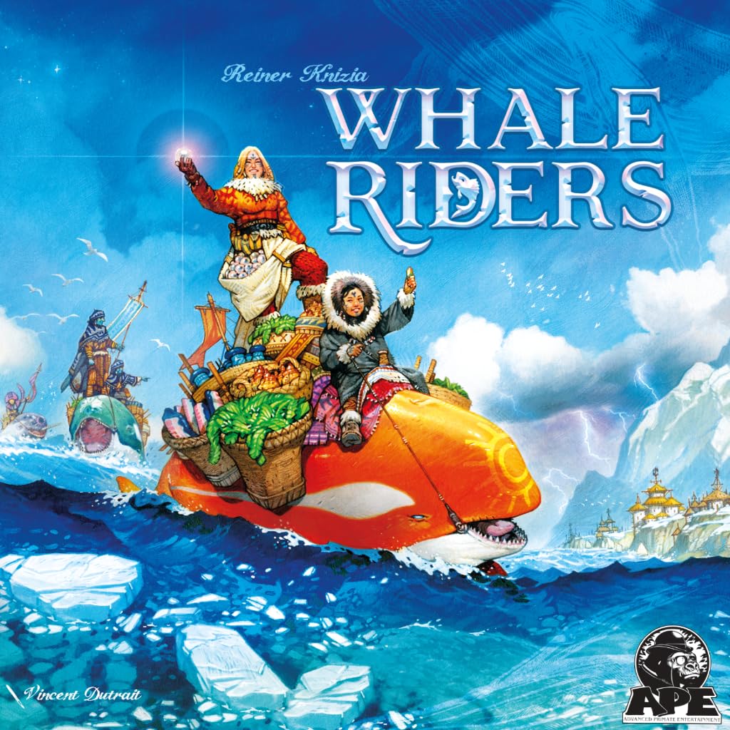 APE Games: Reiner Knizia's Whale Riders Board Game – 2-6 Players, 45 Minutes