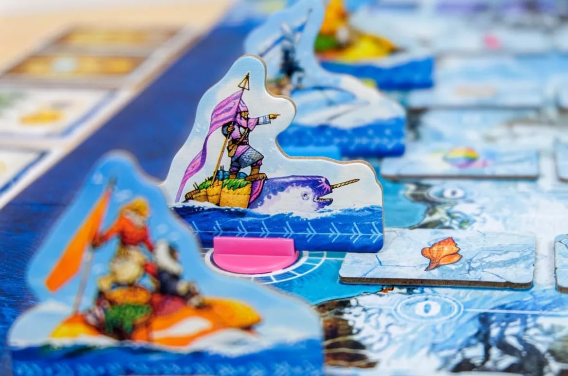 APE Games: Reiner Knizia's Whale Riders Board Game – 2-6 Players, 45 Minutes