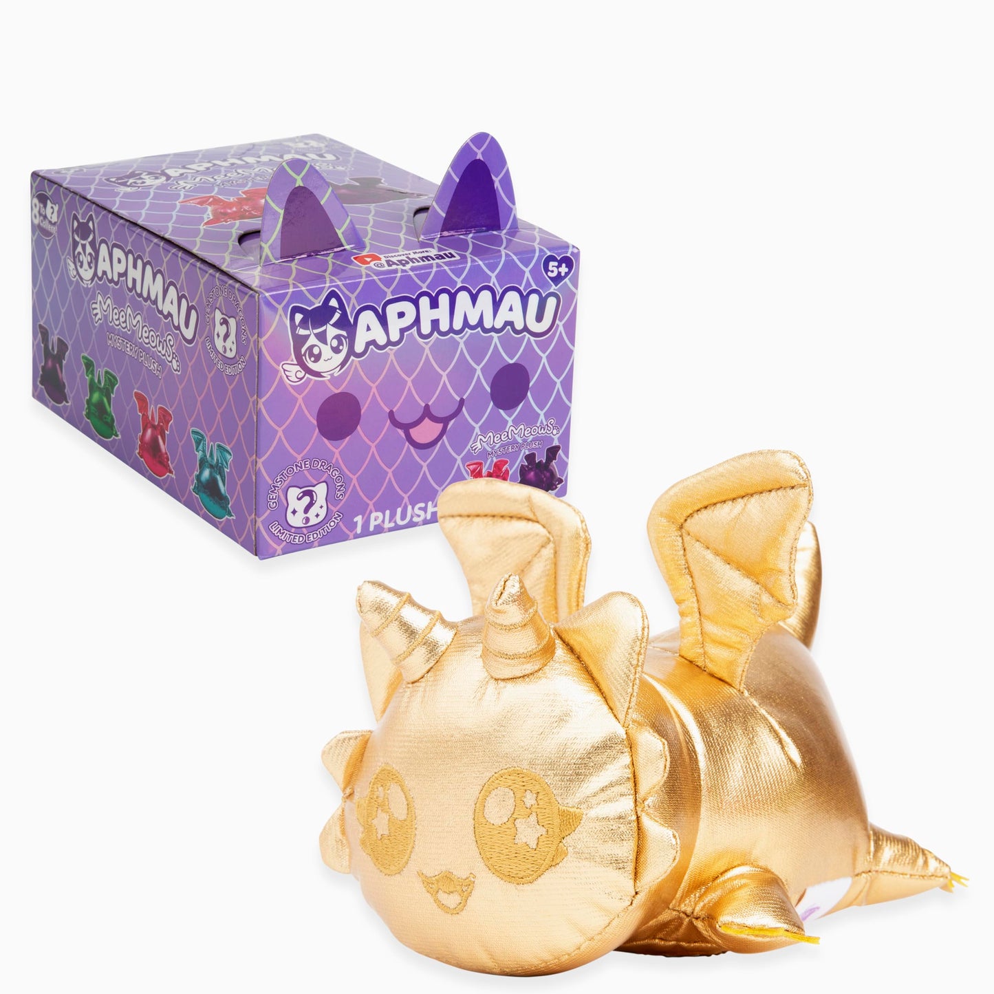 Aphmau 6-Inch Dragon MeeMeow Mystery Plush – Official Minecraft Merch – 1 of 8 Collectible Dragons